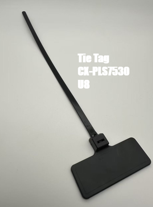 CX-PLS7530 Black tie tag